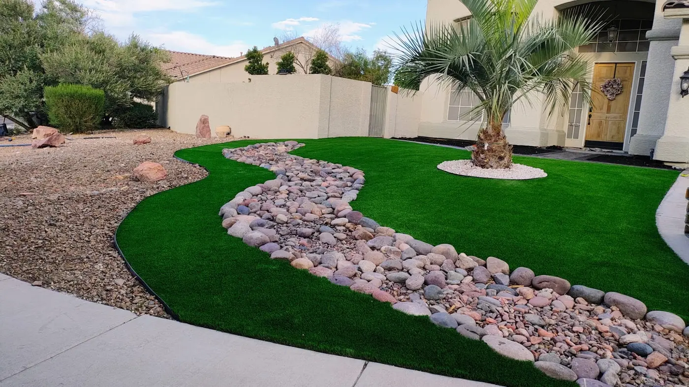 Artificial Turf project in Las Vegas by Pure Turf & Hardscape USA