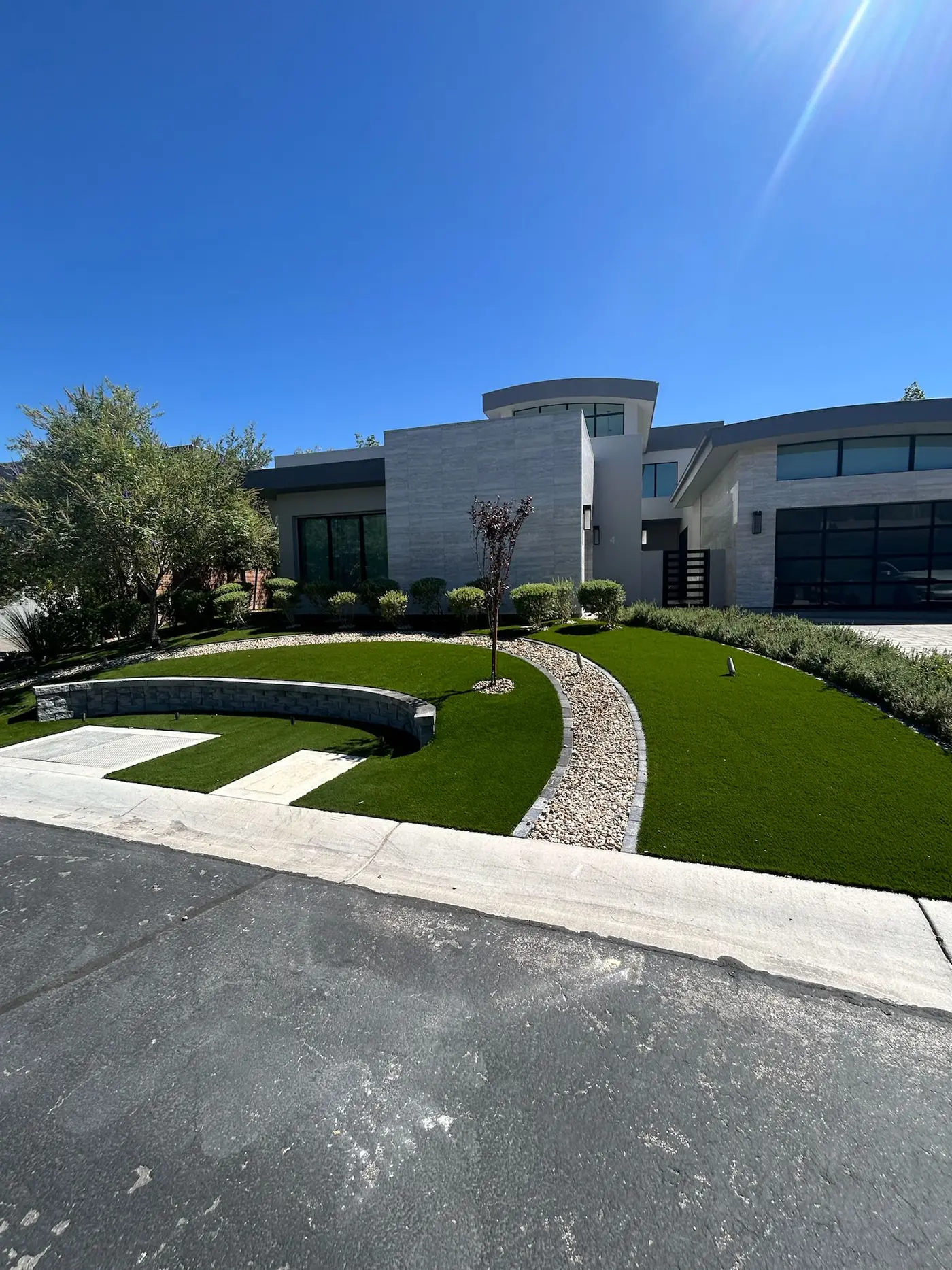 Artificial Turf project in Las Vegas by Pure Turf & Hardscape USA