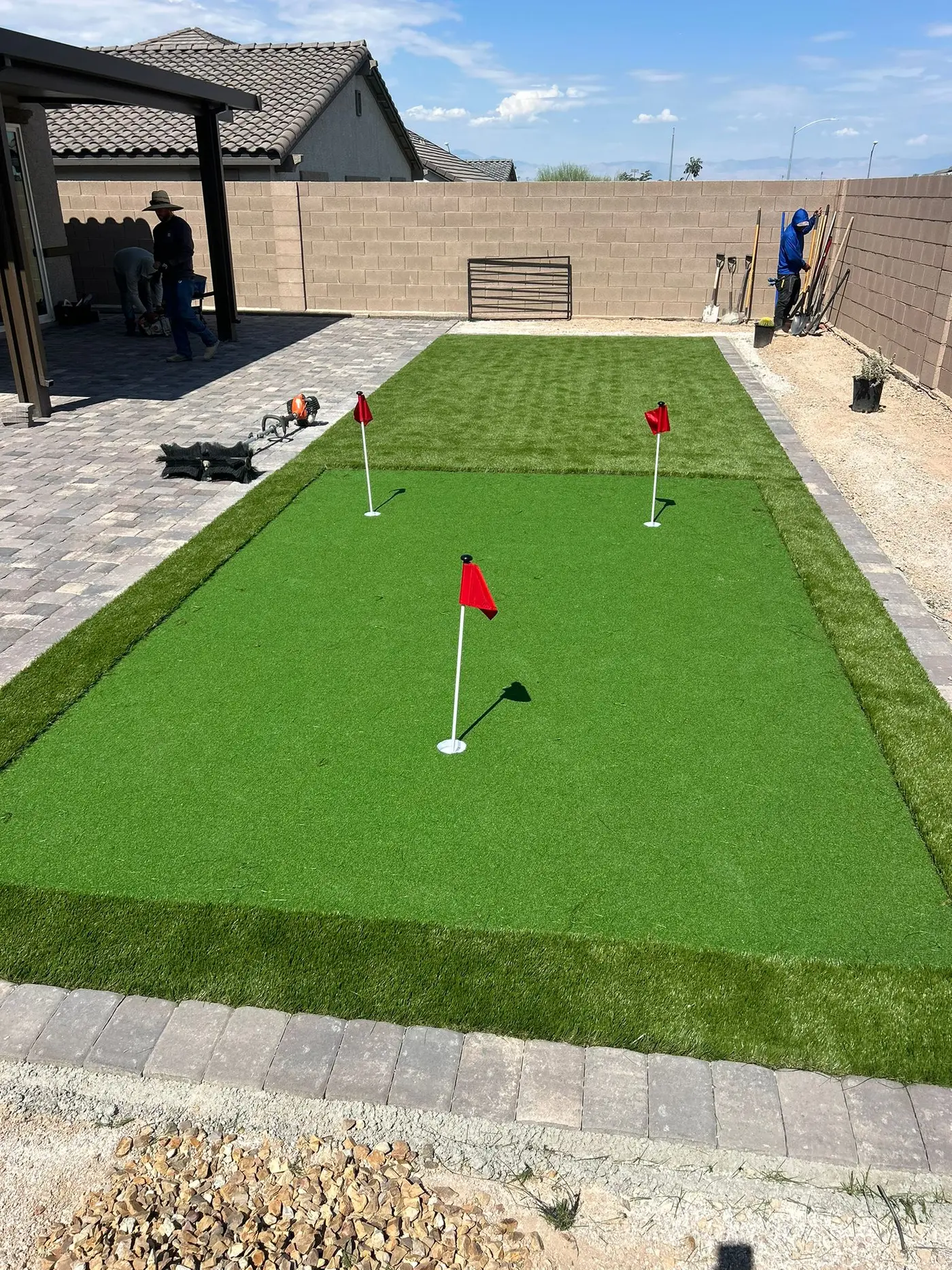 Putting Greens project in Las Vegas by Pure Turf & Hardscape USA