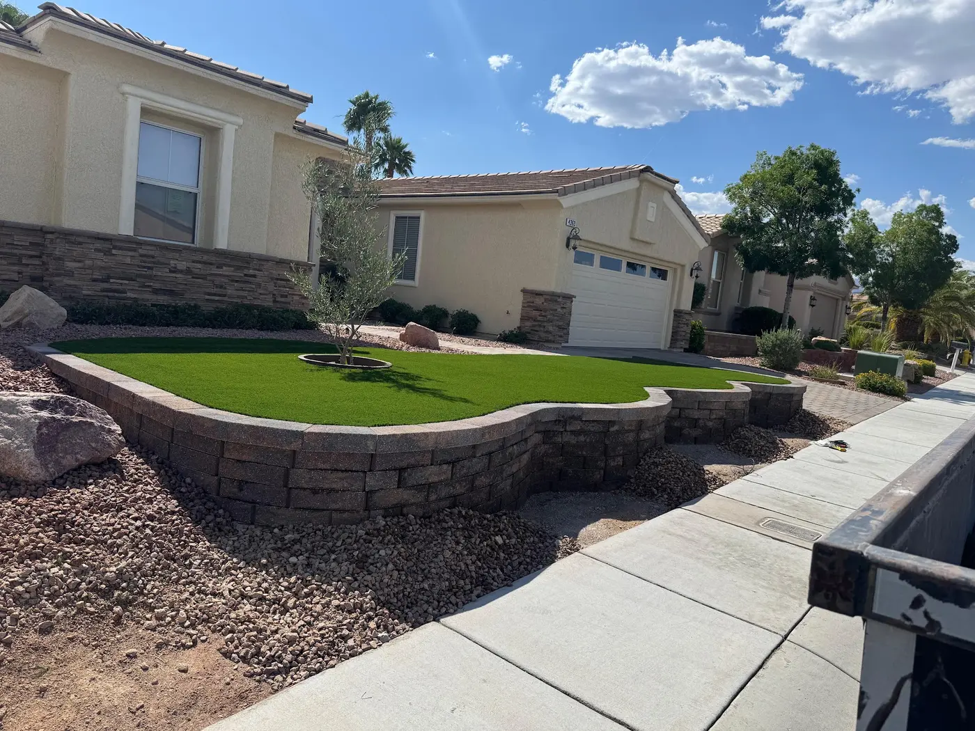 Pavers & Hardscaping project in Las Vegas by Pure Turf & Hardscape USA